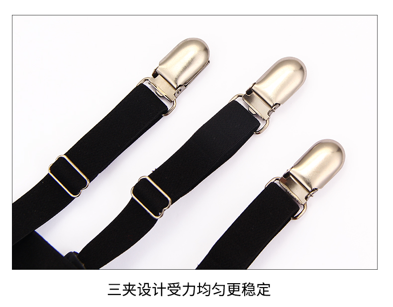 Unisex chính thức mặc trắng cổ áo phù hợp với áo sơ mi clip áo chống nhăn non-slip shirt clip vòng đùi garter belt