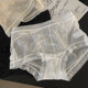 Pure wishes ultra-thin nude facial mask panties girls shorts seamless hip-covering lace hip-covering translucent shorts