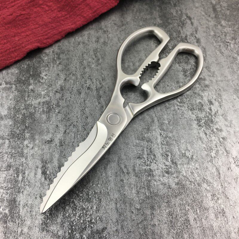 Chicken bone food special large scissors kitchen artifact bone scissors German barbecue strong all-steel household multi-function scissors
