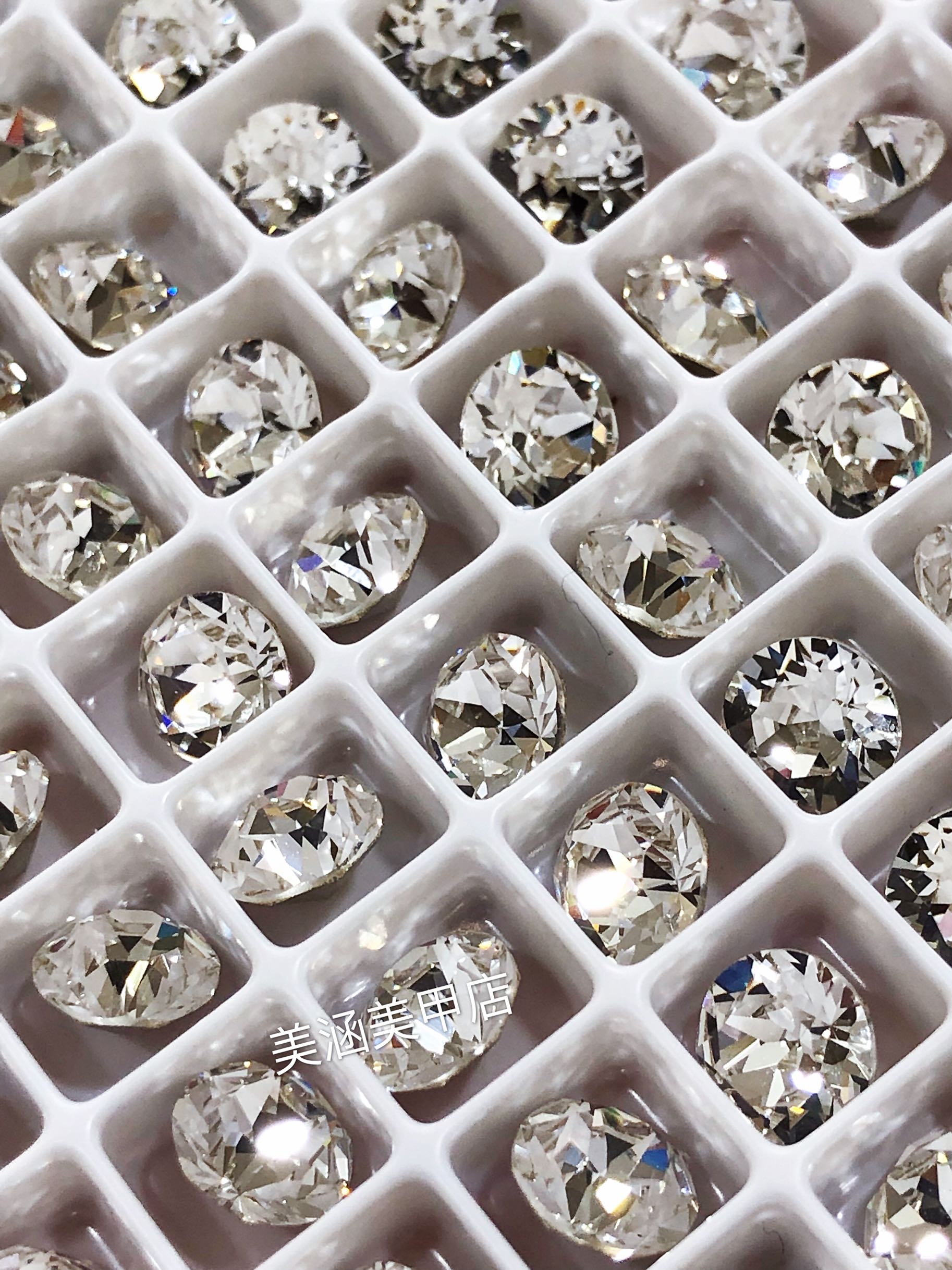 Swarovski SWAROVSKI chính hãng Công cụ làm móng kim cương của Áo Kim cương trắng Swarovski - mũi khoan đáy nhọn S29-19 - Công cụ Nail đồ làm nail