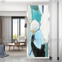 Art glass Modern simple living room screen Kitchen bathroom Wash basin Wet and dry partition wall Entrance frosted lattice