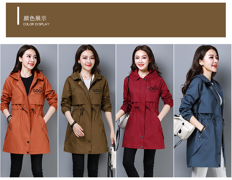 Trench pour femme FLOWER LU      en Coton - Ref 3226338 Image 9