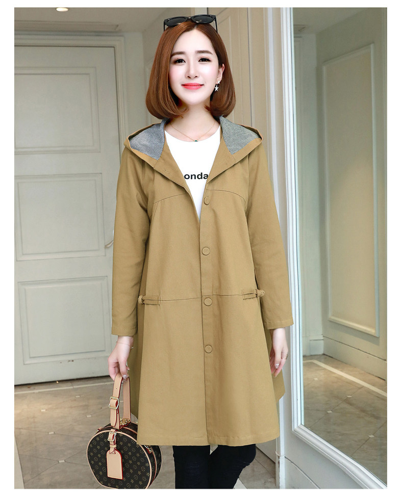 Trench pour femme FLOWER LU      en Coton - Ref 3226672 Image 18