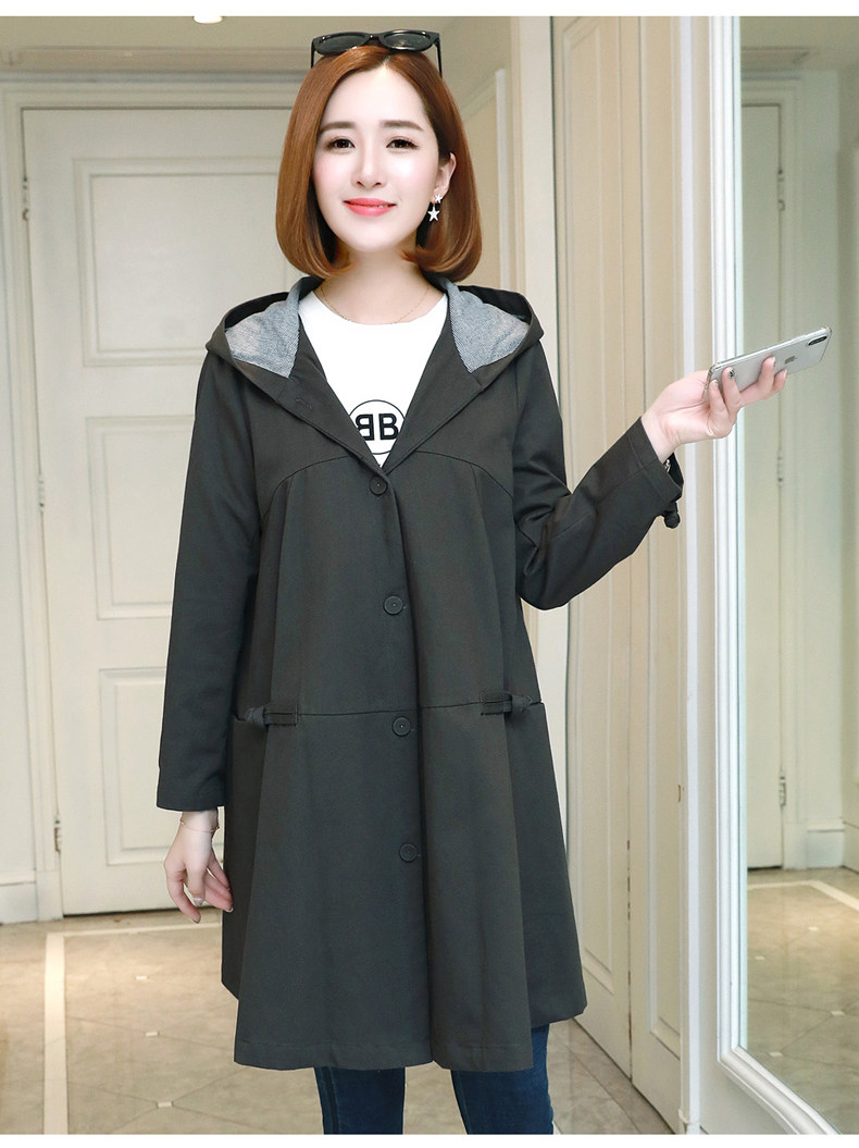 Trench pour femme FLOWER LU      en Coton - Ref 3226672 Image 15