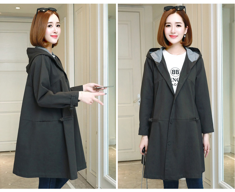 Trench pour femme FLOWER LU      en Coton - Ref 3226672 Image 16