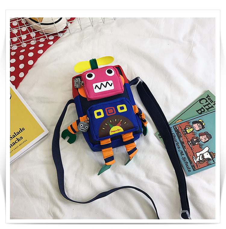 Cute Mobile Phone Bag Robot Bengdi Coin Purse Messenger Bag display picture 18