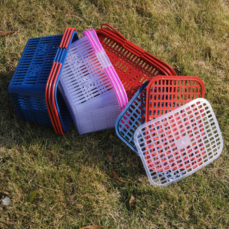 Factory direct sales 2-12 pounds bayberry square basket strawberry basket portable basket plastic basket Grape basket fruit picking
