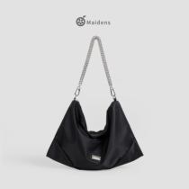 Orange Teenage Girl Nylon Cloth Armband Packs Ins Small Crowdsourcing Chain Single Shoulder Bag Foreign Air Advanced Sensation Large Capacity Package Bag