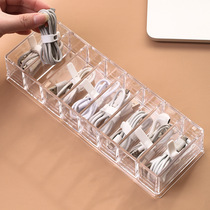 Desktop data line storage Divine Instrumental phone charger Storage Box Finishing Button power Set Line Ricotron
