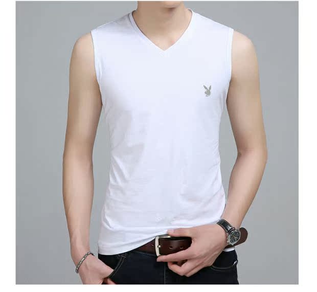 Thương hiệu áo vest thể thao nam vest vai cá tính cotton màu trơn không tay áo thun phiên bản Hàn Quốc tự vắt mồ hôi vest - Áo vest cotton bộ vest nam cho người trung tuổi