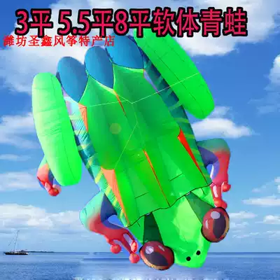 New strange brand soft kite nylon umbrella tree frog kite frog kite flying