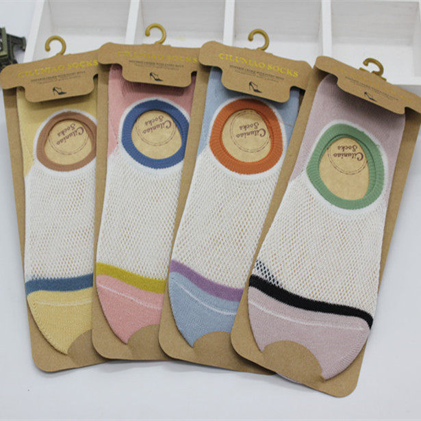Pure Cotton Invisible Socks Invisible Shallow Mouth Low Bunch Mesh Ultra Slim Girl Short Socks Korean Version Lady Cute Women Socks Cotton Socks