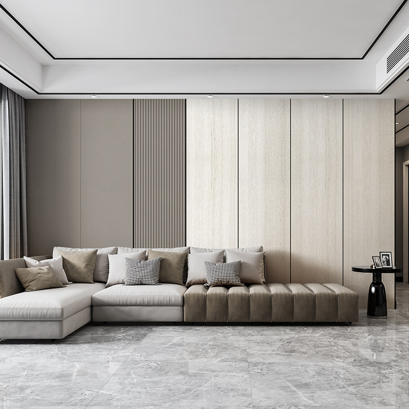 Empty valley 2021 custom wall buckle plate background wall sofa Chinese sound insulation modern style clapboard background wall light luxury