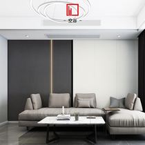 Konggu custom 2022 new bamboo wood fiber wall panel living room sofa background wood veneer background wall modern light luxury