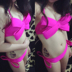 Phiên bản Hàn Quốc của áo tắm ba chiều nữ áo ngực nhỏ bằng thép tấm tập hợp bikini gợi cảm áo tắm chia ba mảnh áo tắm sexy Bikinis