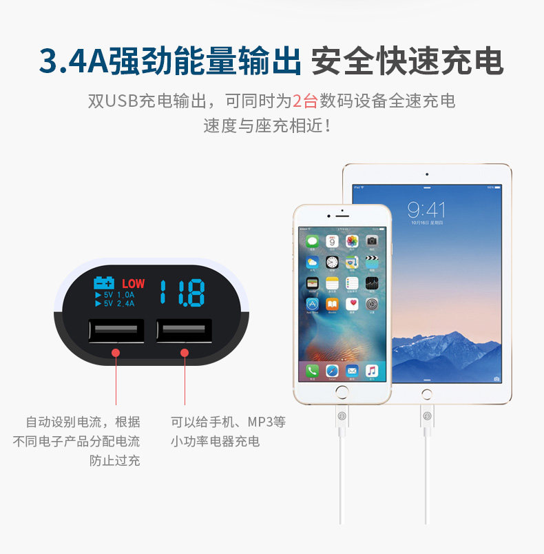 chargeur OPSO 3.4A, 3A - Ref 1294237 Image 9