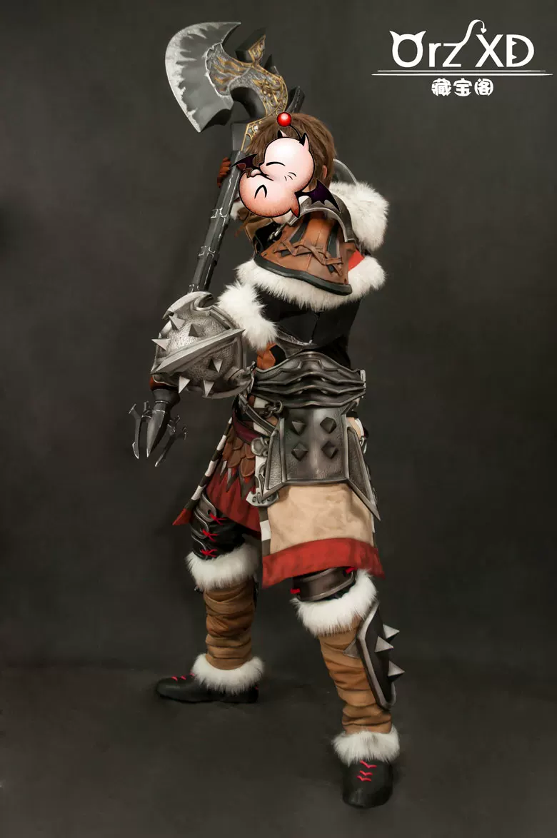 [Униформа школьника Final Fantasy 14FF14 Warrior Light 50] Реквизит для COSPLAY, поддержка графики/постановки, чтобы прийти
