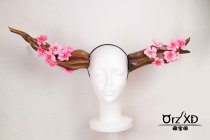 Yin and Yang division cos peach demon awakening headdress cosplay props support to map customization