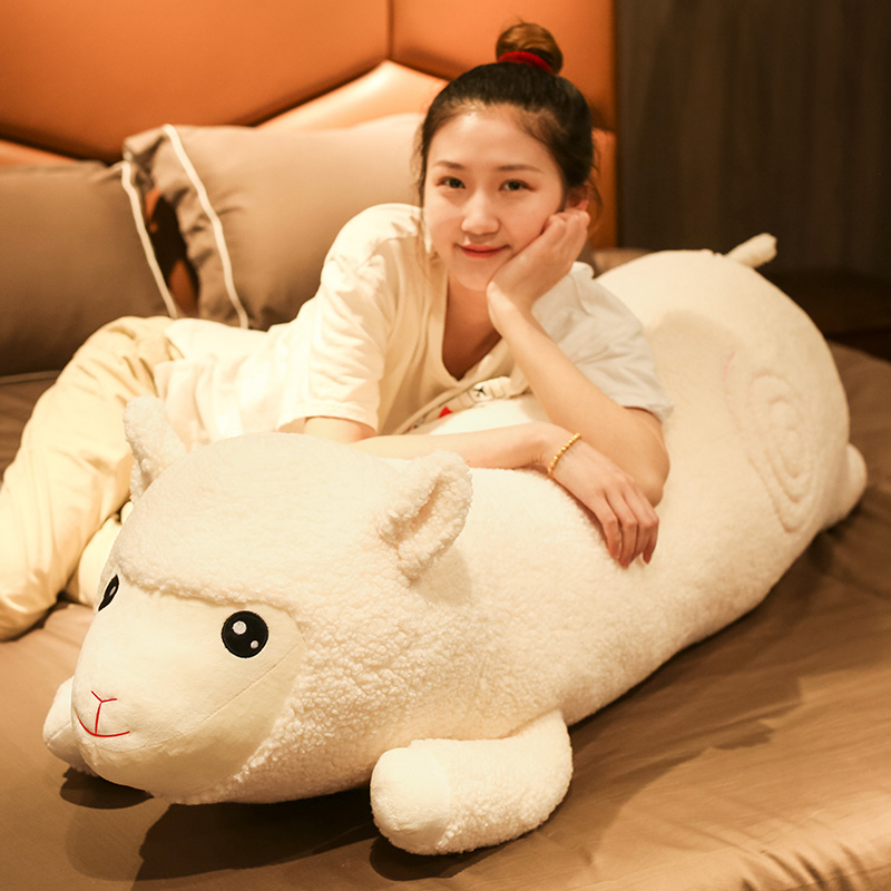 Alpaca doll grass mud horse plush toy sleeping pillow bed doll doll female cute Valentine's Day gift
