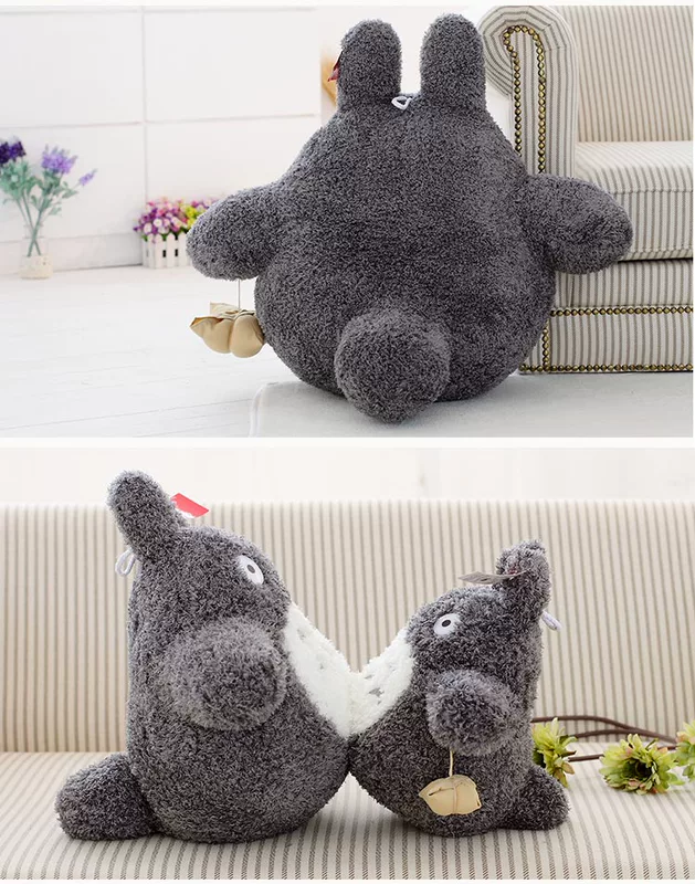 Búp bê Totoro Đồ chơi sang trọng Trẻ em Ragdoll Búp bê lớn Gối Chinchilla Gửi cho bé gái Quà tặng Giáng sinh - Đồ chơi mềm gấu bông cute