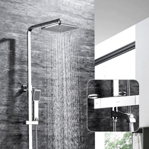 Olin shower shower faucet set smart thermostatic shower square shower set square top spray