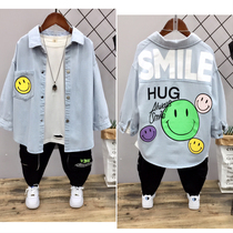 Children denim shirt jacket