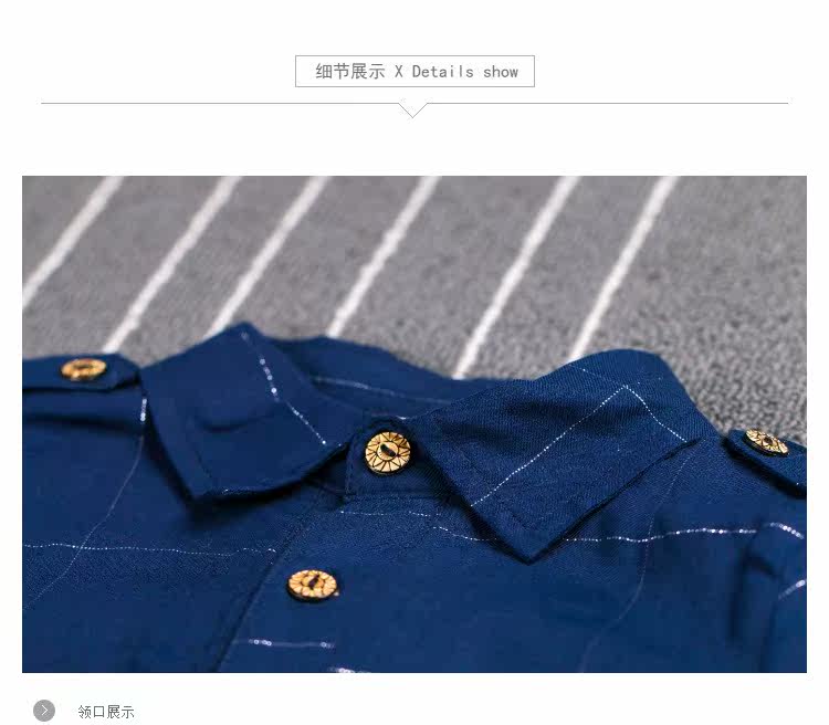 Chemise garcon à manche longue - Ref 2076524 Image 17