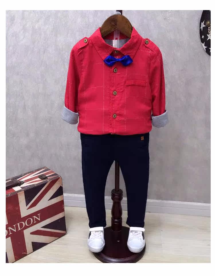 Chemise garcon à manche longue - Ref 2076524 Image 13