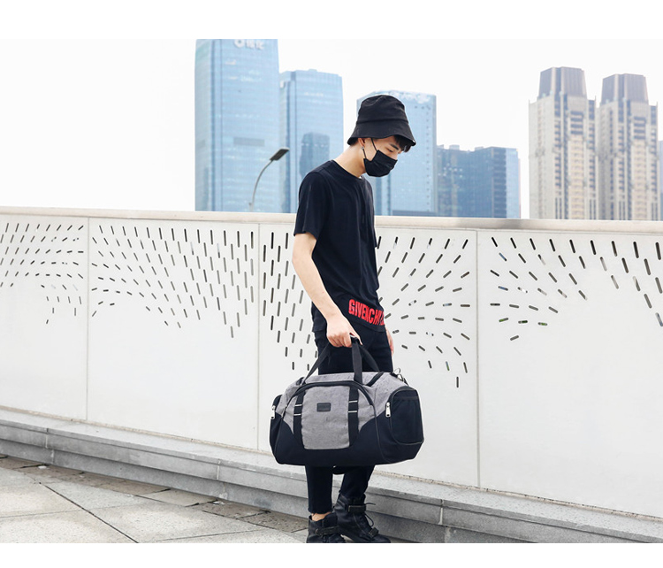 Công suất lớn túi thể dục nam giày một túi thể thao túi Messenger túi xách thể dục túi du lịch túi thủy triều túi duffel - Túi du lịch túi vải du lịch nữ