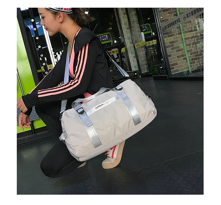 Túi duffel nhỏ nữ túi du lịch khoảng cách ngắn túi tote hành lý công suất lớn nhẹ và túi yoga du lịch đơn giản tập thể dục nam - Túi du lịch túi du lịch da xịn