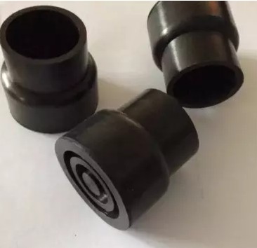 Manufacturer direct sales 28mm lean pipe black antistatic soft rubber cover anti-slip rubber wire rod special foot cover