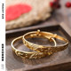 Douyin Xiaohongshu Taobud couple with the same Chinese style Xiuhe photo ancient method simulation wedding gold bracelet