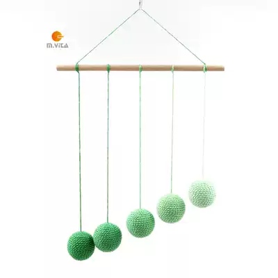 Montessori Montessori suspension visual hanging decoration material package gradually layer chromosphere newborn visual hanging DIY