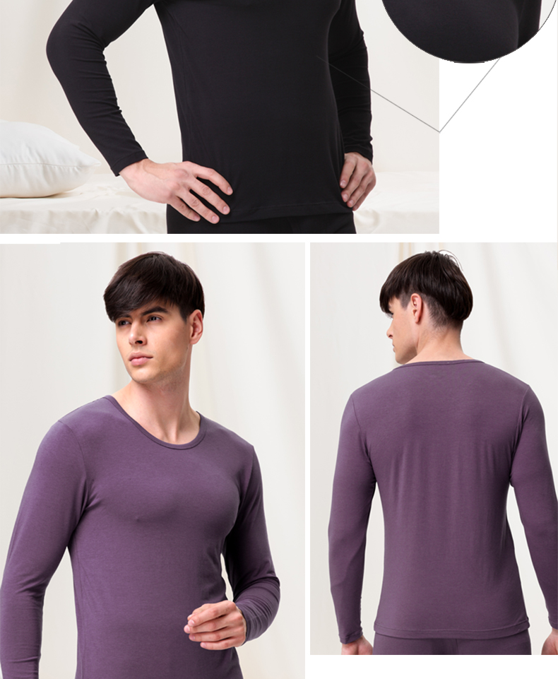 Cotton văn hóa cotton nam ấm quần áo mùa thu quần áo cotton đáy áo sơ mi mỏng phần chặt chẽ cổ thấp - Áo ấm áo giữ nhiệt giá rẻ