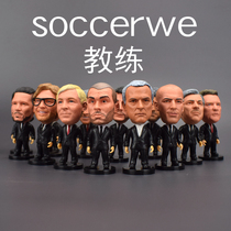 Football Memorabilia Indoor Pendulum Doll doll star Mourinho Guardiola Ferguson coaching team