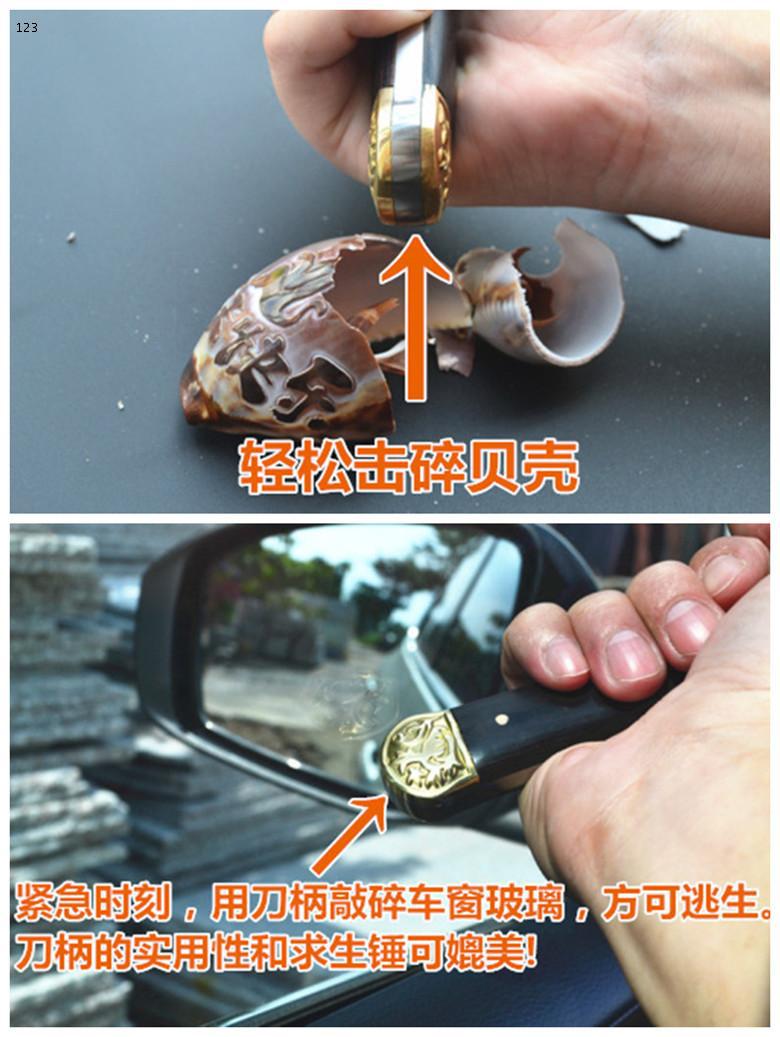 Dao thẳng Mỹ hoang dã sống sót saber ngoài trời tự vệ độ cứng cao công cụ lĩnh vực nhỏ dao thẳng dao gấp dao - Công cụ Knift / công cụ đa mục đích kìm mở phe đa năng