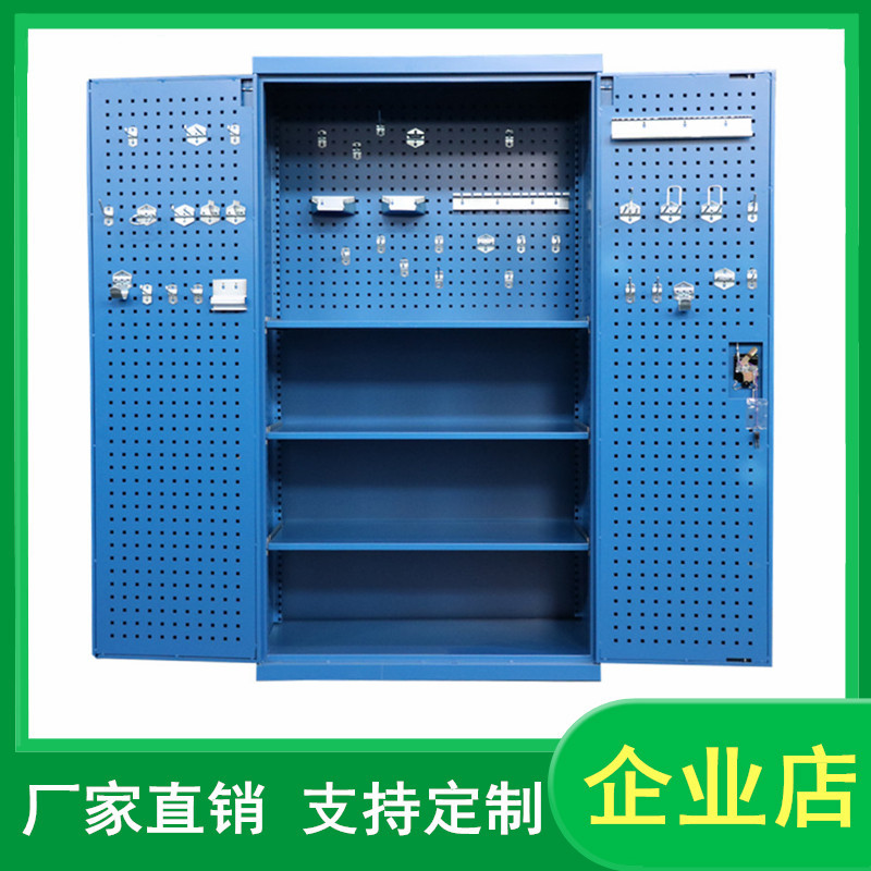 Double solid spot 1 2mm Double door tool cabinet heavy-duty drawer containing cabinet 4 laminate with hanging plate workshop hardware