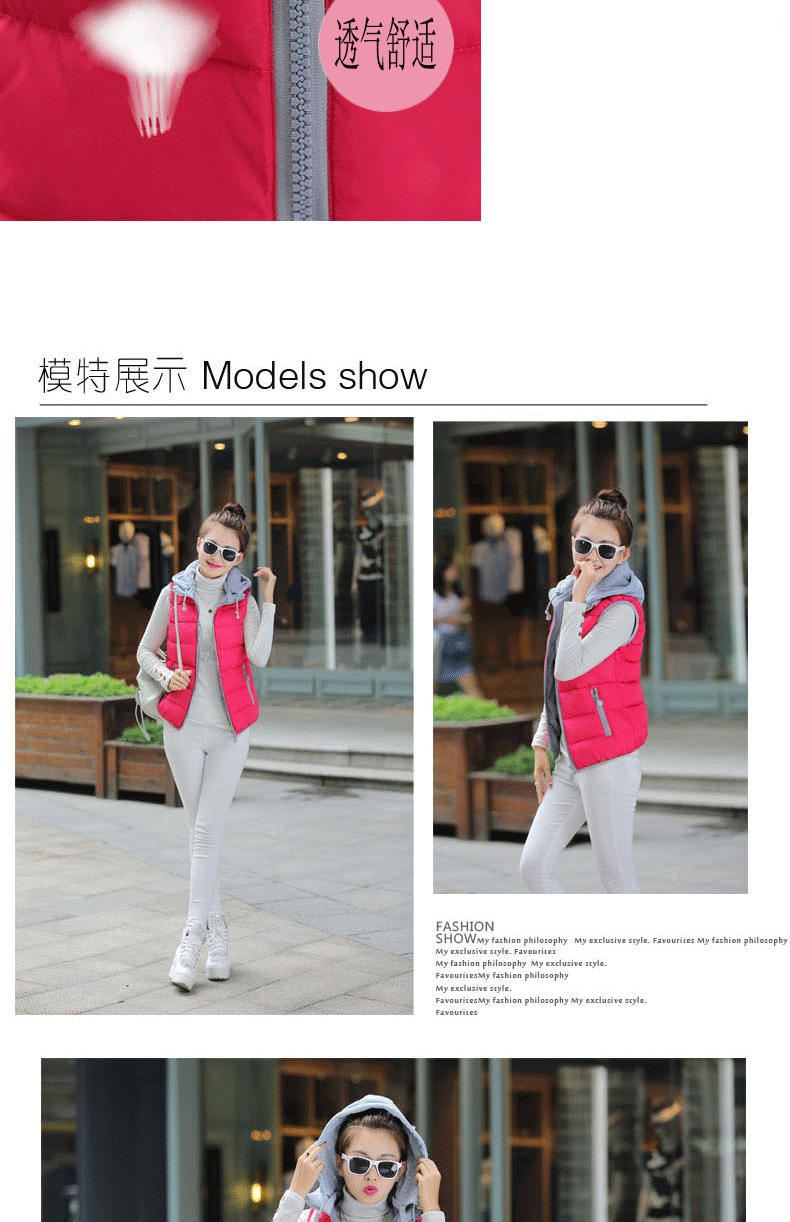 Mùa thu đông mới phiên bản Hàn Quốc của quần áo vest cotton ngắn nữ thời trang nữ đẹp