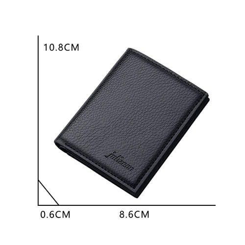 Кошелек Ultra -Thin Vertical Tide Card может положить лицензии на вождение мягкую кожу