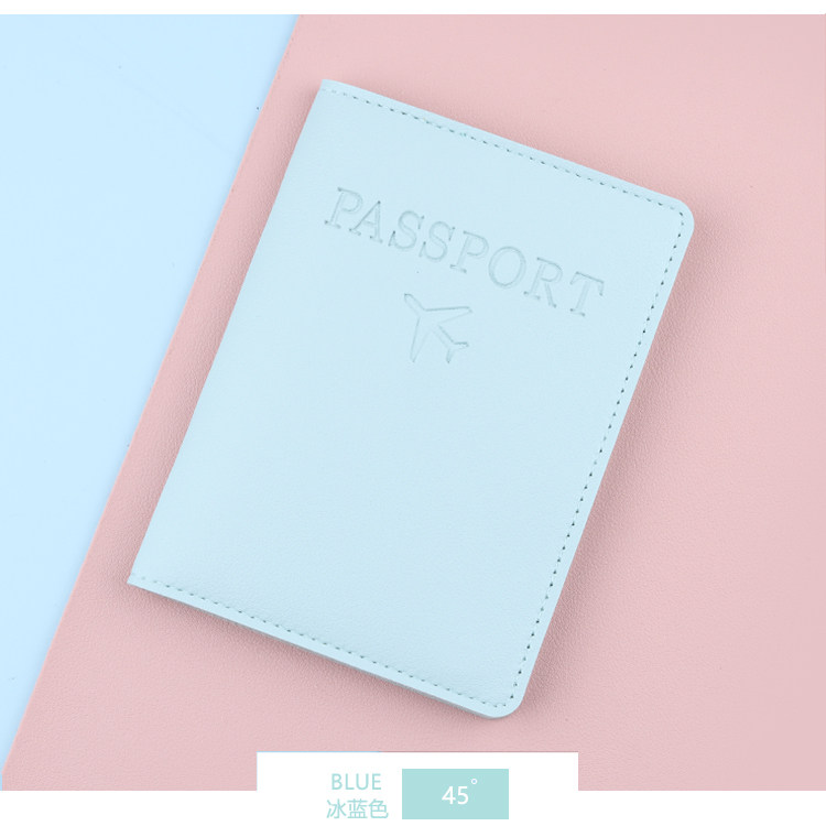 Business Travel Passport Holder RFID Passport Protective Case Document Pouch PU Leather Card Holder Factory Stock