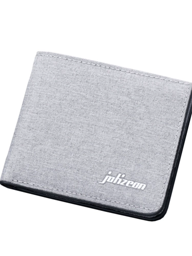 Мужской тканевый короткий ультратонкий минималистичный бумажник, кошелек для водительских прав