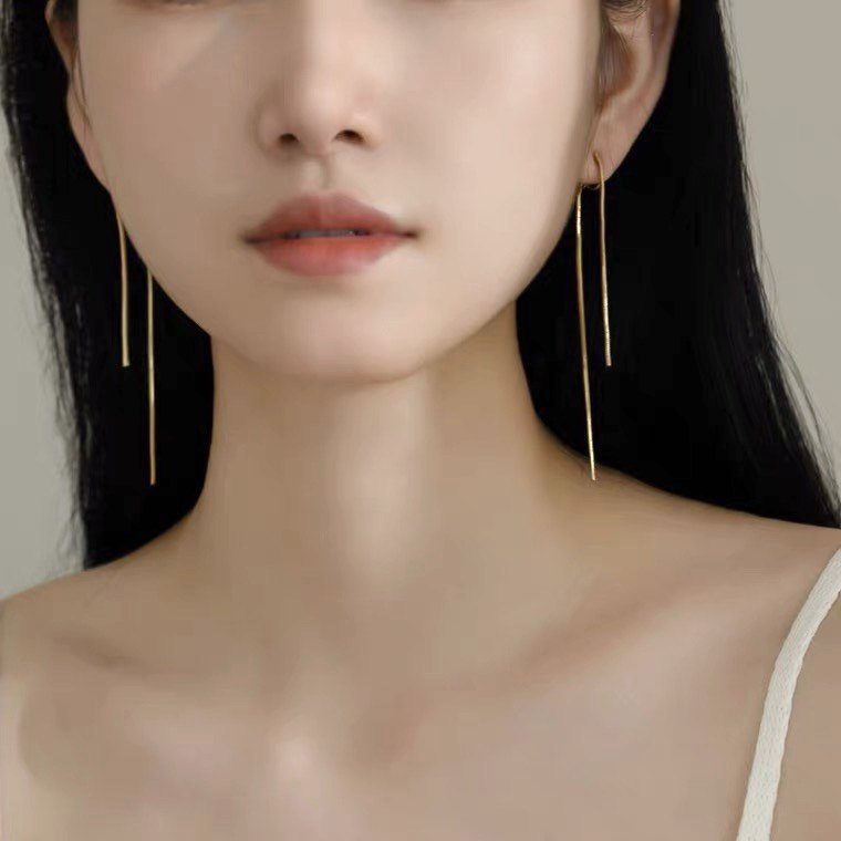 Aural Ear Clip Female Earrings Earrings Earrings With a High Sensation Brief About a Long version of the Mosquito Coil Dish