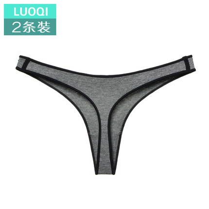 洛骑2条装 女士性感丁字裤低腰棉质运动T裤舒适内裤纯色大红色-tmall.com天猫 洛骑2条装 女士性感丁字裤低腰棉质运动T裤舒适内裤纯色大红色-tmall.com天猫