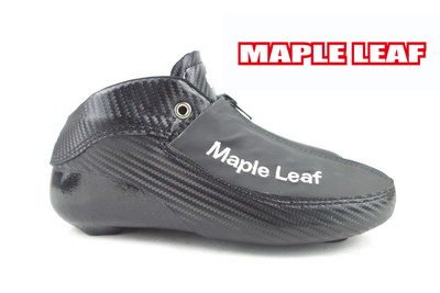 Maple Leaf Boulevard Speed Skating Ice Knife Upper Shoes Flight Ice Cutter Uppers Shoes Body Professional Speed Skating Shoes Body FY Black