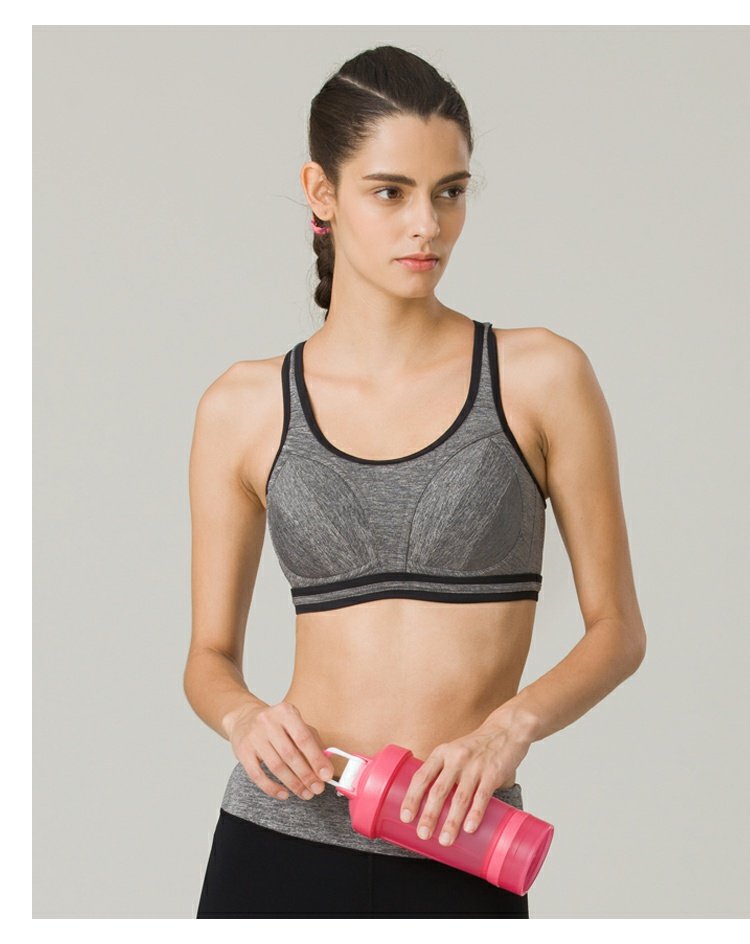 Hosa hosa cường độ cao đồ lót thể thao hấp thụ sốc chạy thể dục phần mỏng yoga không có vòng thép áo ngực nữ - Đồ lót thể thao áo tập thể thao