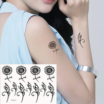 Little Fresh Sexy Couple Arms Wrists Breast Foot Flowers Sunflower Lucky Leaf Tattoo Patch Waterproof Persistent P055