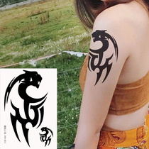 Personality Fashion Arms Wrists Chest Foot Cheetah Leopard Leopard Leopard Totem Tattooed Stickers Waterproof Persistent P092