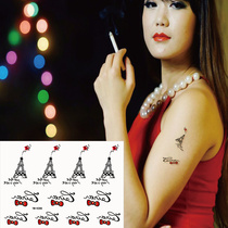 Little Fresh Sexy Couple Arms Wrists Shoulder Breast Foot Love Towers Love with Heart Knot Tattoo Sticker Waterproof Persistent K096