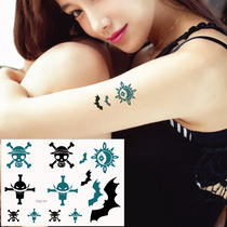 Small frescoed cartoon arm wrist sun totem bat white hooch road flying sea thief king tattoo patch waterproof P050