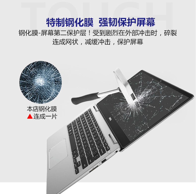 dell Dell bức xạ máy tính xách tay màn hình phim 15,6 inch thép xanh 15 13,3 bảo vệ bộ phim 14 tinh thần 50.005.488 hơn chống chống phản chiếu màu xanh phim màn hình - Phụ kiện máy tính xách tay decal máy tính